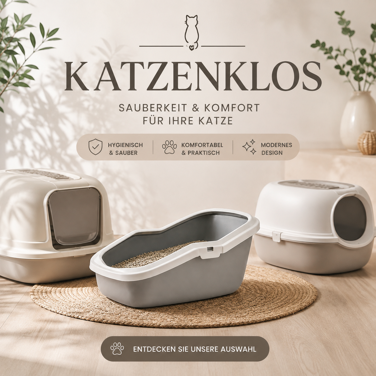 Katzenklos – Sauberkeit & Komfort für Ihre Katze
