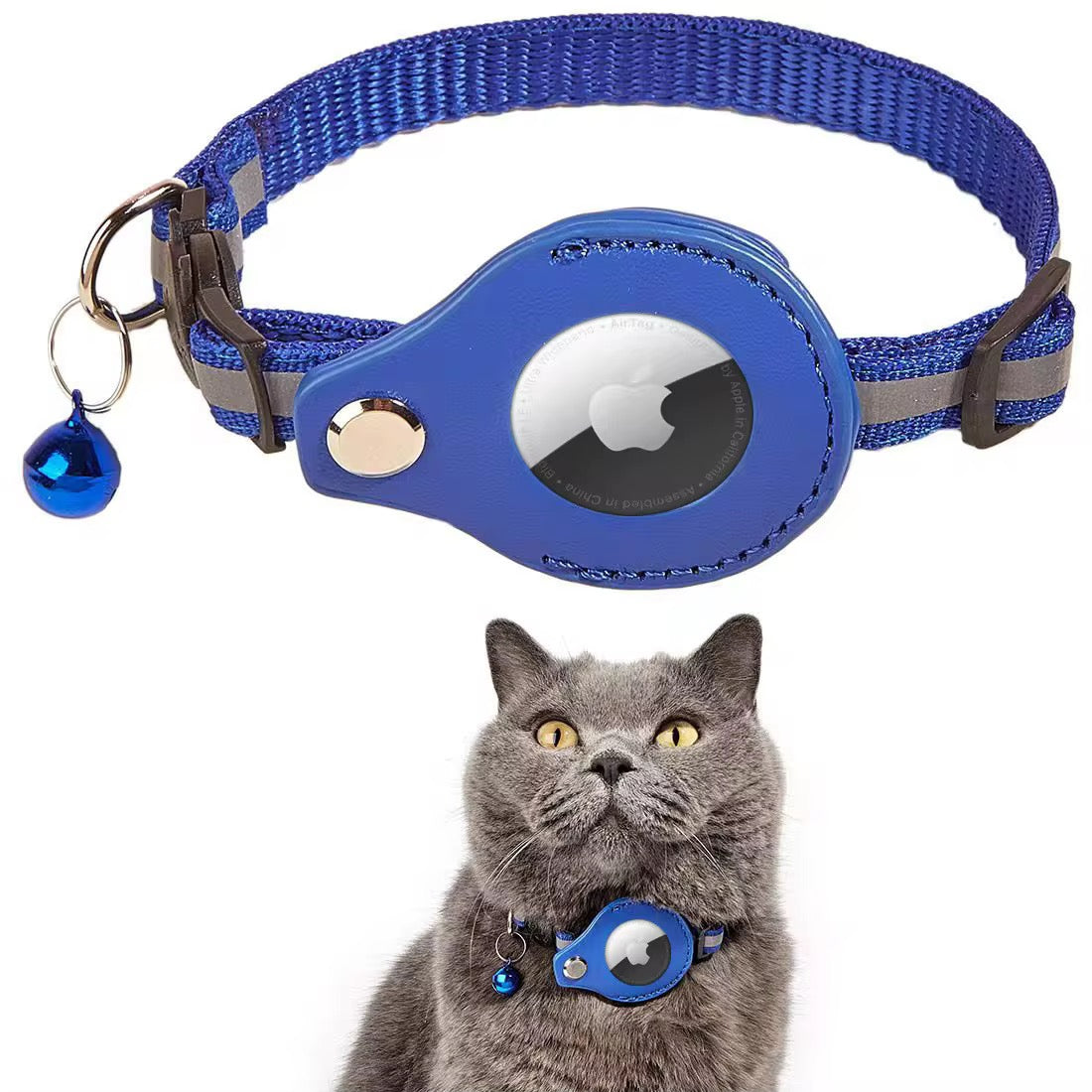 🐱 AirTag Katzenhalsband mit Sicherheitsverschluss