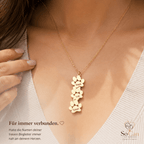 Personalisierte Pfoten Halskette aus 925 Sterling Silber – Deine Lieblinge immer bei dir 🐾
