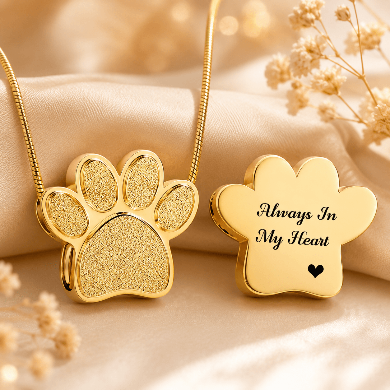 🐾 Pfoten Erinnerungskette - Always In My Heart 🤍