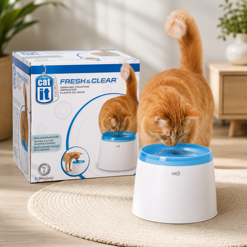 CATIT Fresh+Clear Trinkbrunnen 2L - Blau