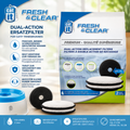 CATIT Premium-Ersatzfilter für Fresh&Clear Trinkbrunnen, 2er Set