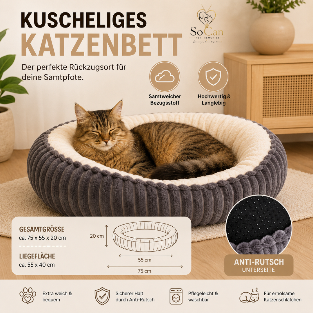 Hundebett Cameron M - 75 x 55 x 20cm