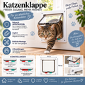 Duvoplus Katzenklappe - weiß