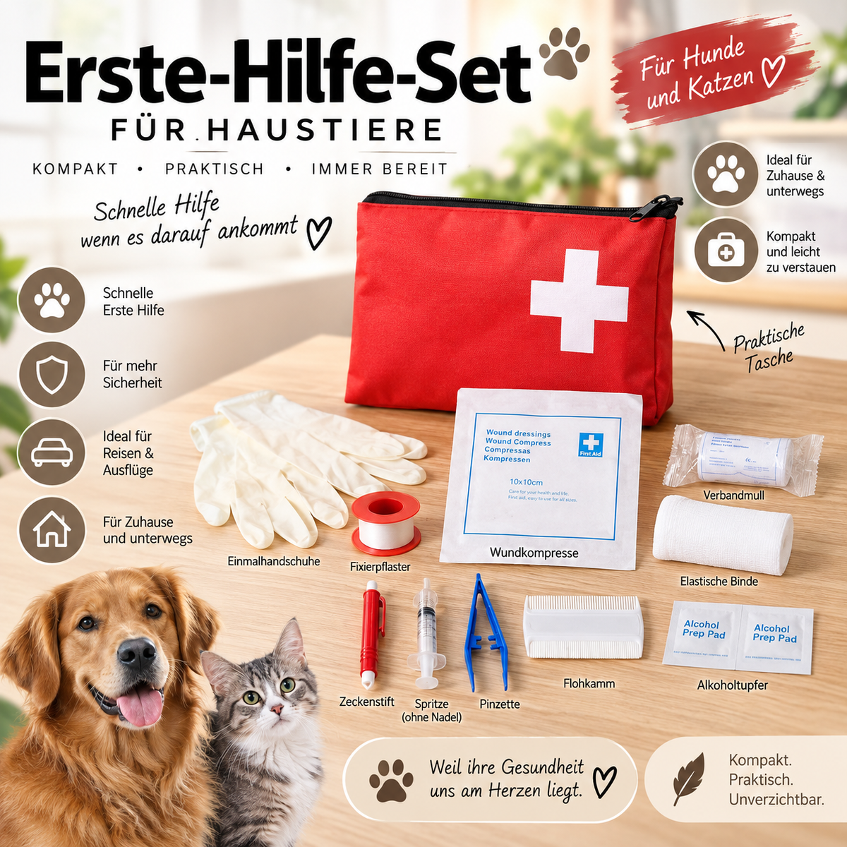 Trixie Erste Hilfe-Set für Hunde und Katzen